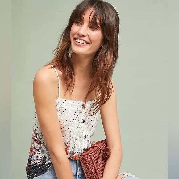 Maeve by Anthropologie Capitola Silk Cami - Picture 4 of 14